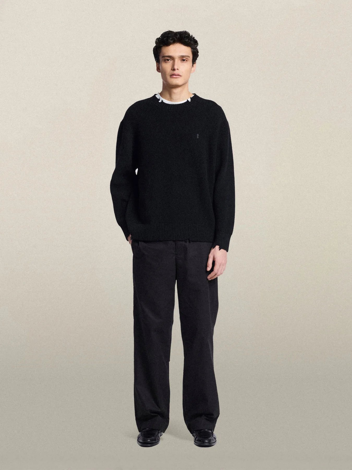 Wool Sweater Black